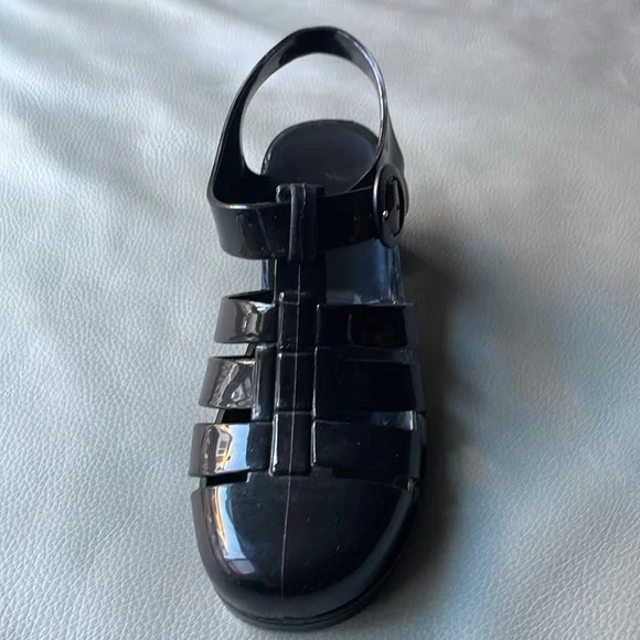 American Apparel Black Jelly Sandal - Picture 4 of 7